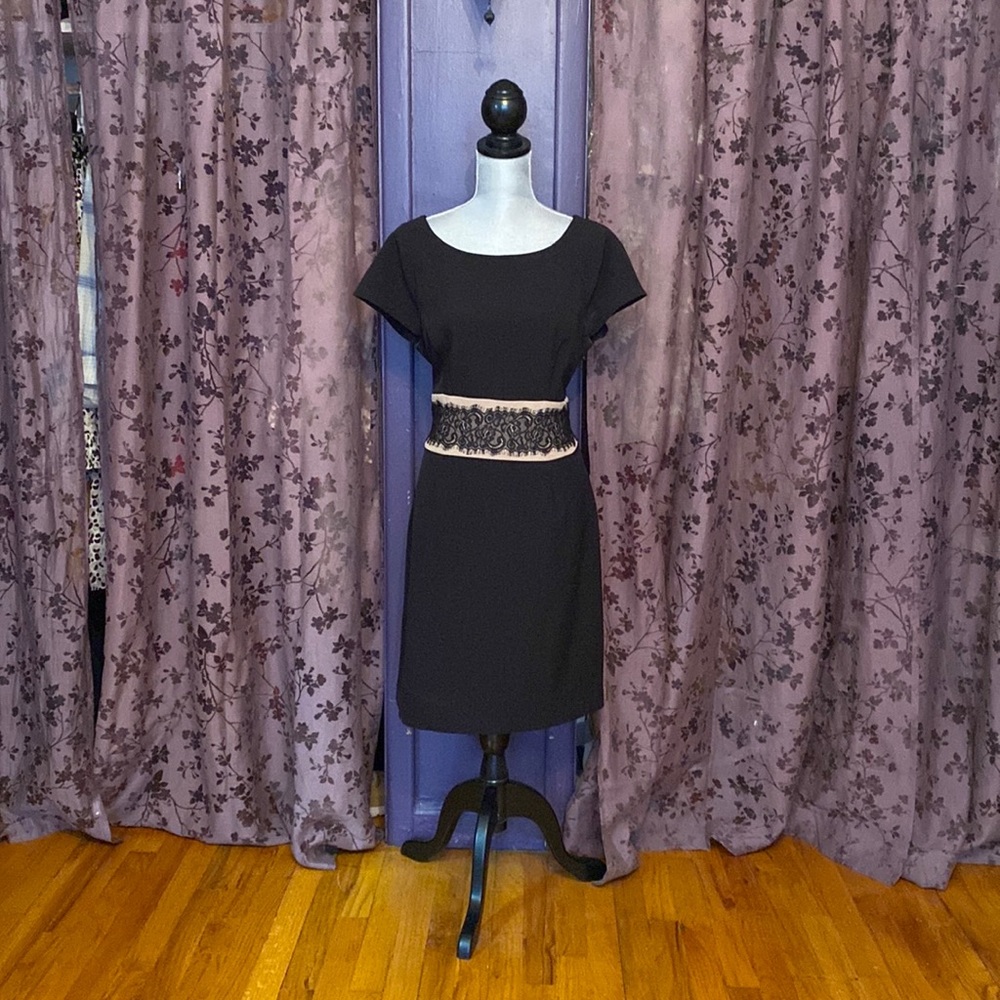 Black cocktail dress.